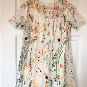 Floral Embroidered Dress